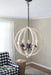 6 - Light Wood Chandelier, Hanging Light Fixture with Adjustable Chain for Kitchen Dining Room Foyer Entryway, Bulb Not Included Default -DTYStore
