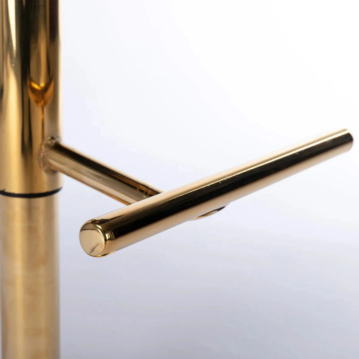 A&A Furniture,Swivel Barstools Adjusatble Seat Height, Modern PU Upholstered Bar Stools with the whole Back Tufted, for Home Pub and Kitchen Island（Wine Red, Burgundy, Set of 2） Default -DTYStore