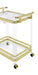 Aerin - Server Cart With Casters - Gold Default -DTYStore