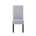 Amaranthine Upholstered Dining Chair with High Back and Wood Legs, Set of 2, Light Grey Default -DTYStore