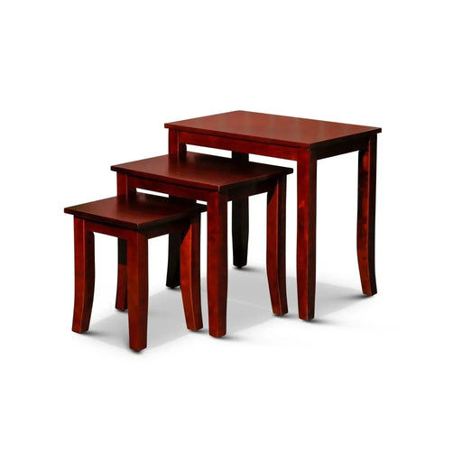 Avon 3-Piece Nesting Tables Cherry -DTYStore