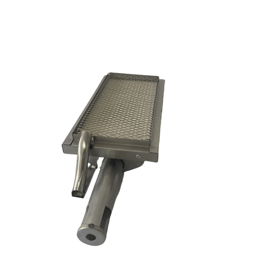 BBQ Infrared Searing Burner Stainless Steel Ceramic Gas Burner (Square 9.8x4.5 inch) Default -DTYStore