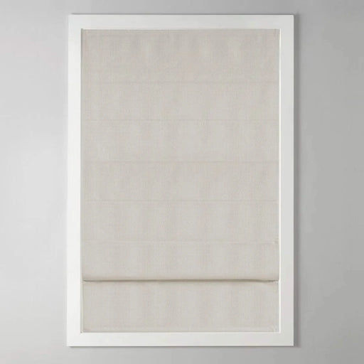 Basketweave Room Darkening Cordless Roman Shade Default -DTYStore