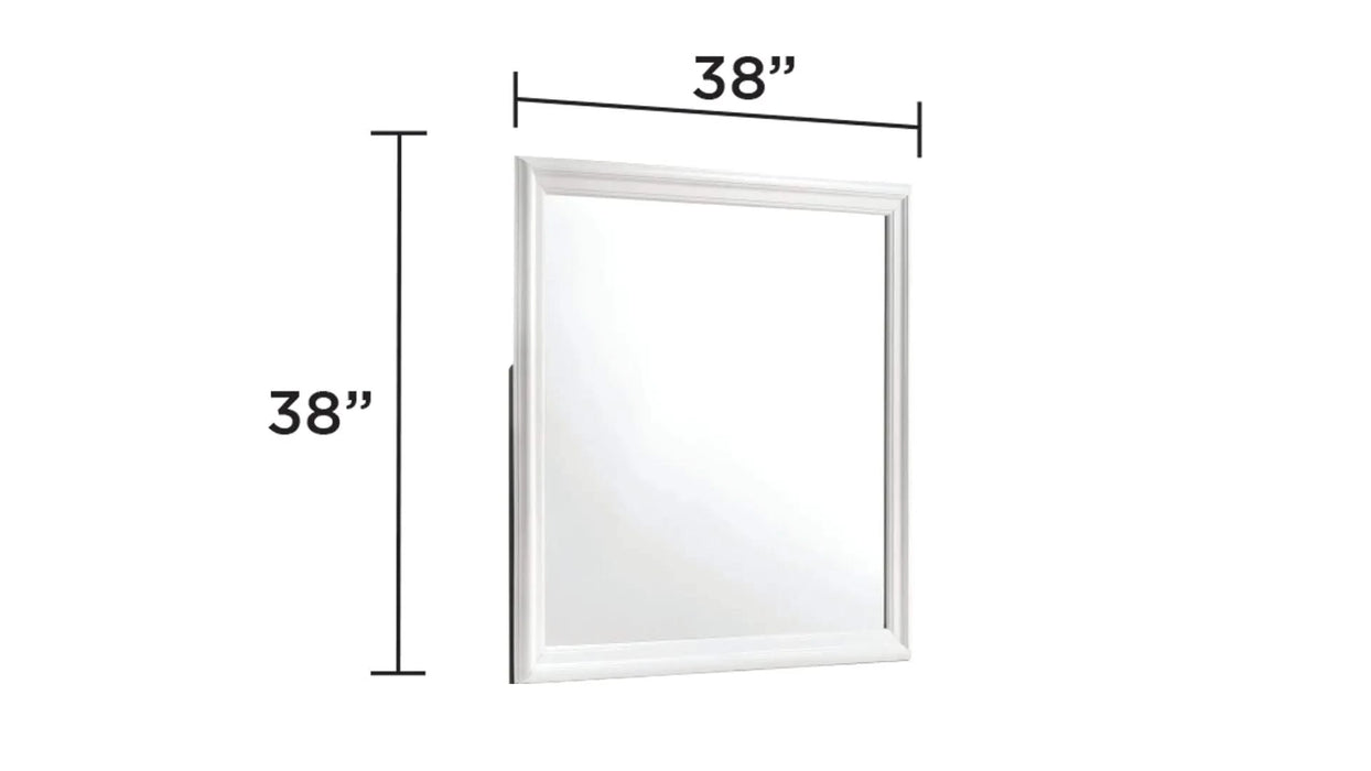 Blaze Upholstered Modern Style 4 Pc Full Bedroom Set with LED Headboard Made with Wood in White(NJ INVENTORY) Default -DTYStore