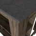 Brooklyn Kitchen Island, Three Concealed Shelves Default -DTYStore