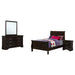 Bruno Cappuccino 4-piece Twin Bedroom Set Default -DTYStore