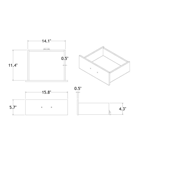 Charlston White Queen Bedroom Set with Sleigh Style Bed and Led Lighting Default -DTYStore