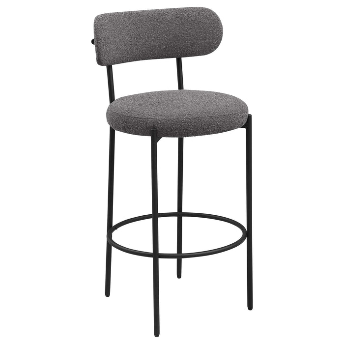 Concord Grey Boucle Upholstered Bar Chair (Set of 2) Default -DTYStore
