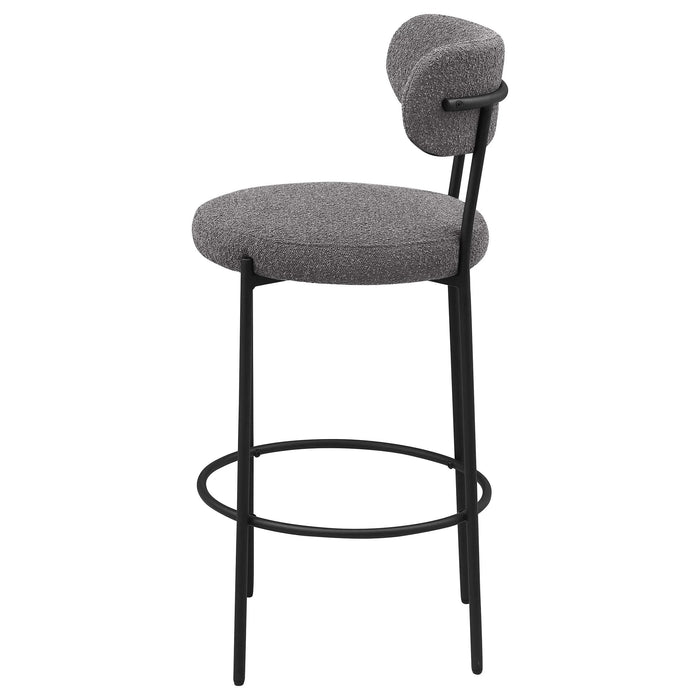 Concord Grey Boucle Upholstered Bar Chair (Set of 2) Default -DTYStore