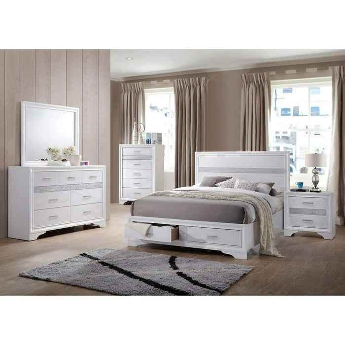 Corbin White 5-piece Queen Bedroom Set Default -DTYStore