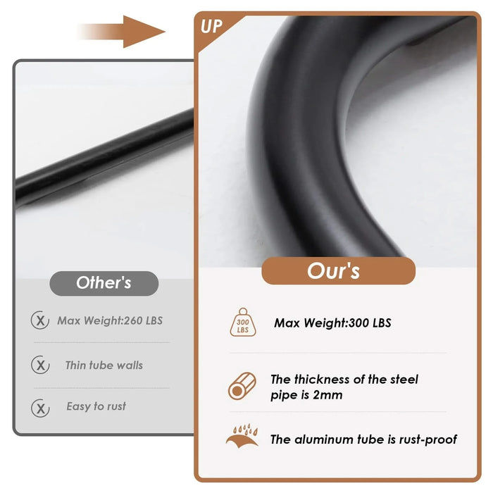 Counter Height Bar Stools Set of 2, Upholstered PU Leather Barstools with Rattan Back, 30 inch Stools Armless Bar Chairs for Kitchen Island, Black Default -DTYStore