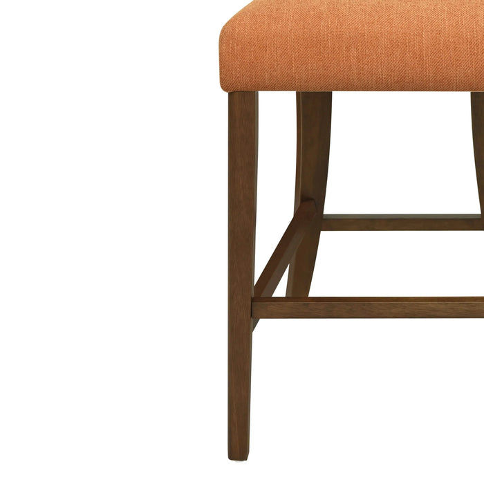Counter Stool Without Arm(walnut+caramel) Set of 2 Default -DTYStore