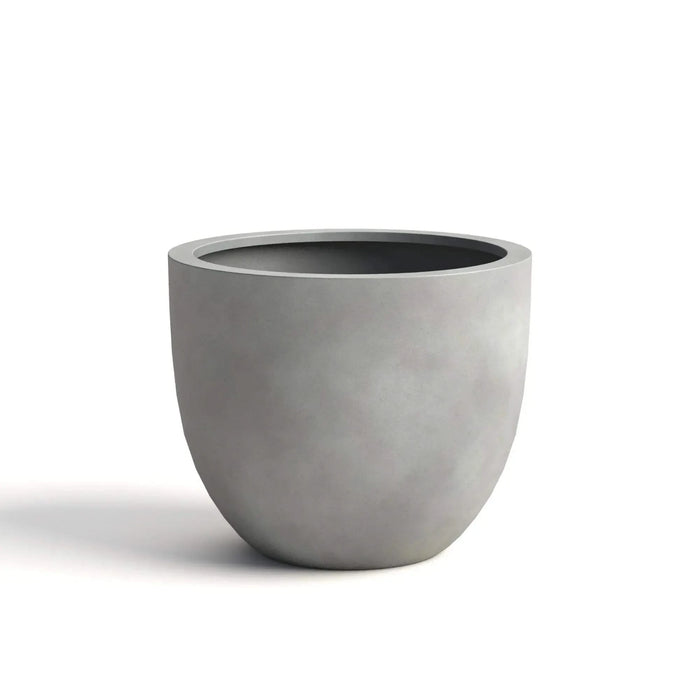 DTY Signature Mount Belford 1-piece Fiberstone Planter Medium Gray -DTYStore