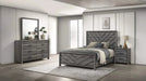 Denver Modern Style 4 Pc Twin Bedroom Set Made with Wood in Gray Default -DTYStore