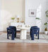 Dining Chair Set of 2 blue Default -DTYStore
