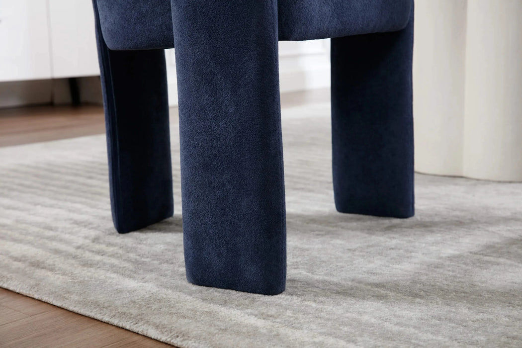 Dining Chair Set of 2 blue Default -DTYStore