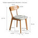 Dining Chair Wooden FAS Grade Oak Natural Wood Made in North America 100% Dirt-free Wood Chair Solid Chair Table Chair Wooden Living Room Chair Simple And Natural 47.5 * 55.5 * 78cm Default -DTYStore
