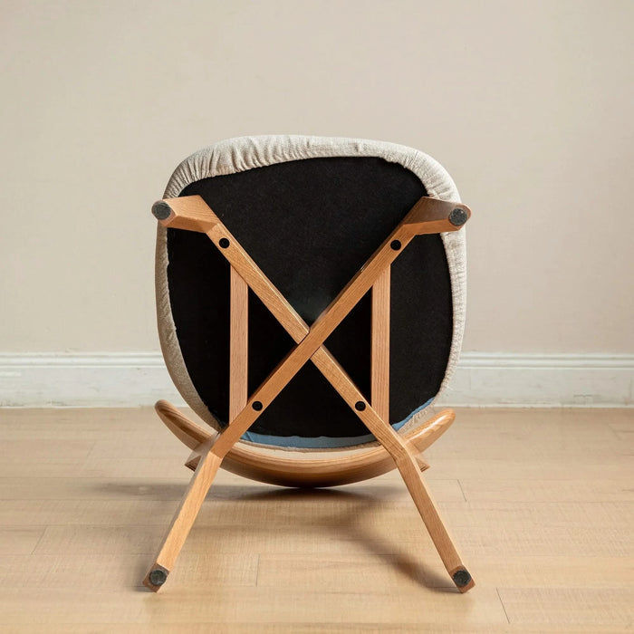 Dining Chair Wooden FAS Grade Oak Natural Wood Made in North America 100% Dirt-free Wood Chair Solid Chair Table Chair Wooden Living Room Chair Simple And Natural 47.5 * 55.5 * 78cm Default -DTYStore