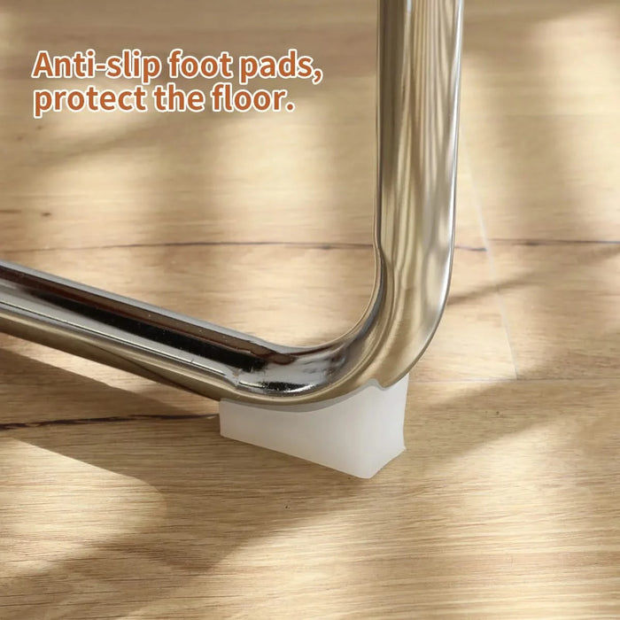 Dining Chairs Set of 2, Velvet Rattan Side Accent Chairs with Chrome Legs, Modern Mid Century Breuer Designed Chairs, Upholstered Dining Living Room Kitchen Chairs (Champagne-2pcs) Default -DTYStore