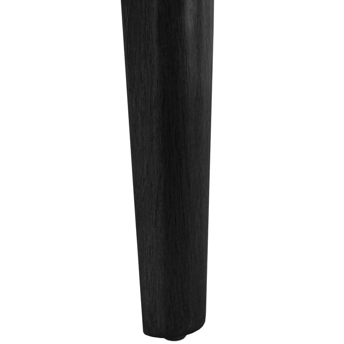Dining Table Solid Wood Legs, Black Default -DTYStore