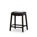 Durango Bonded Leather Saddle Stool, 24" Counter Stool or 30" Bar Stool 24" Counter Height Espresso Black Leather -DTYStore