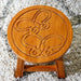 Fairplay Carved Wooden Step Stool -DTYStore