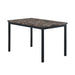 Faux Marble Top metal frame dinette table Default -DTYStore