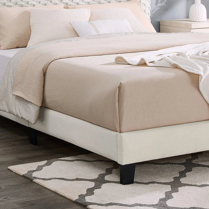 Findlay 3-Piece Bedroom Set, Plush 3D Upholstered Bed with Two Nightstands, Full Default -DTYStore