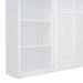 Full Size Murphy Bed Wall Bed with Shelves,White Default -DTYStore
