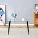 Glass Dining Table Transparent, 130*80* 8MM Default -DTYStore