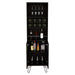 H Bar Cabinet Silhill, Living Room, Black Default -DTYStore