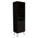 H Bar Cabinet Silhill, Living Room, Black Default -DTYStore