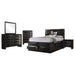 Isabel Black 5-piece Storage Bedroom Set Default -DTYStore