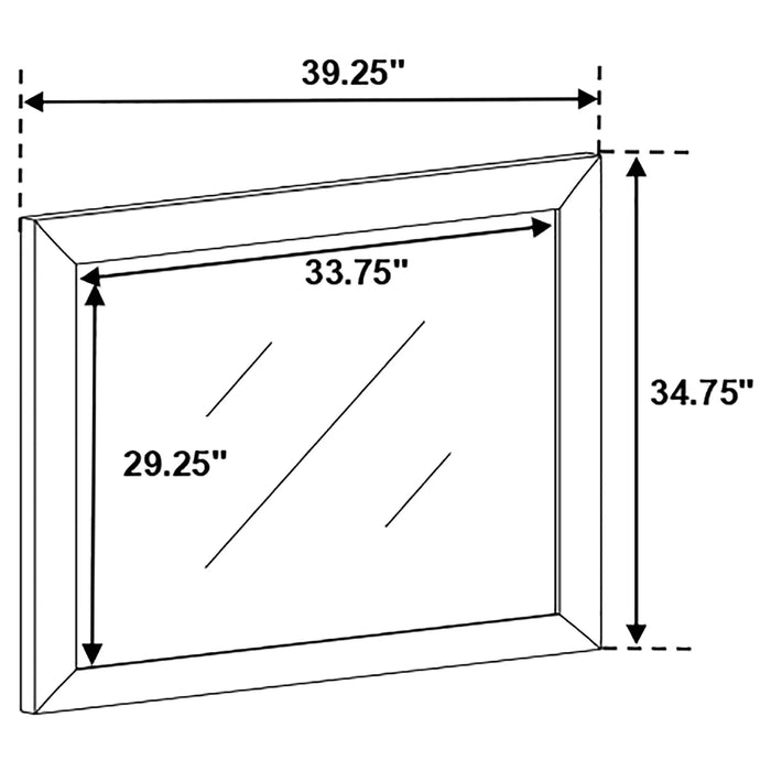 Isabel Black 5-piece Storage Bedroom Set Default -DTYStore