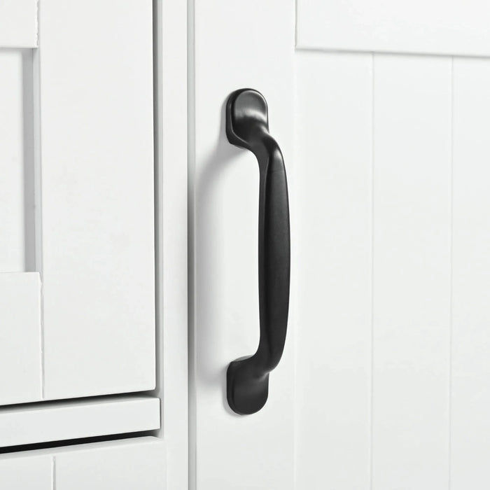 K&K 55.7'' Large Kitchen Island with 2 Drop Leaf,, Rolling Kitchen Cart on 5 Wheels with Power Outlet, Folding Storage Dining Table with Spice & Towel Rack , 3 Drawers, for Kitchen, Dining Room,White Default -DTYStore