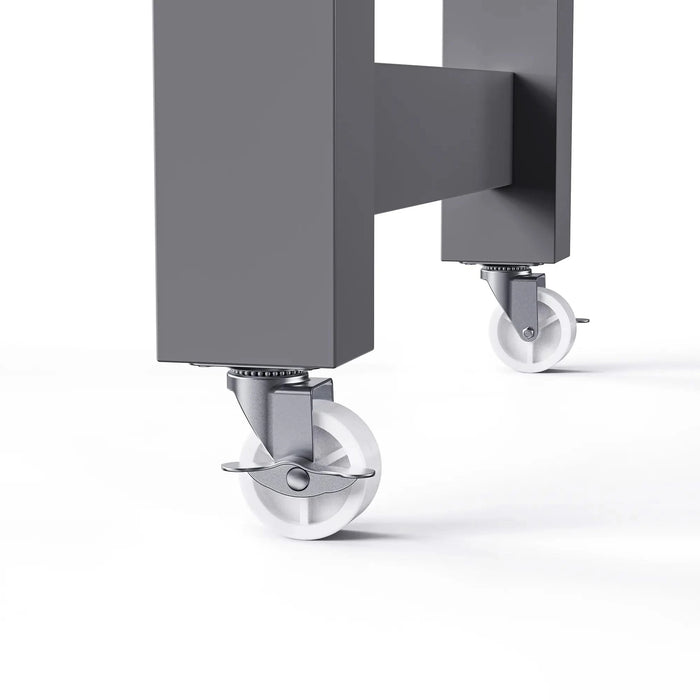 K&K 74.5 inch Kitchen Island with Extendable Dining Table , Rolling Kitchen Island on Wheels with Spice Rack and 2 Drawers, Kitchen Storage Cart with 4 Door Cabinet, for Kitchen, Dining Room, Grey Default -DTYStore