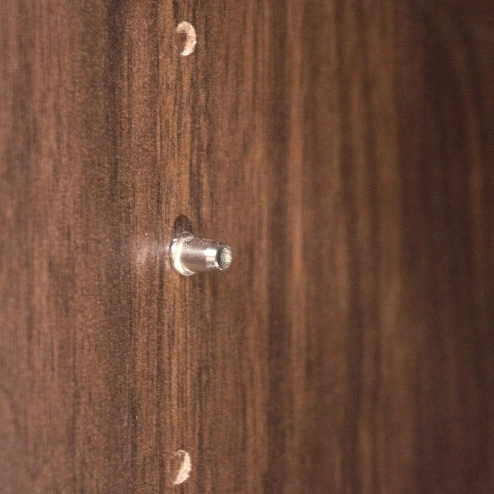 K&K Kitchen Island with Trash Can Storage Cabinet, Kitchen Cart with Drop Leaf, Spice Rack, Towel Rack and Drawer, Rolling Kitchen Island on Wheels with Adjustable Shelf, Walnut Brown Default -DTYStore