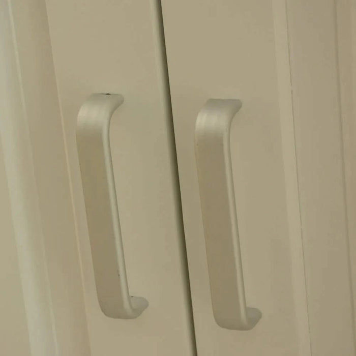 Kitchen Island & Kitchen Cart, Mobile Kitchen Island, Rubber Wood Top, Big & Adjustable Shelf Inside Cabinet for Different Utensils, Luxury Design Fits Party at Different Site. Default -DTYStore