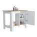 Kitchen island Shoproni, One Drawer, White Finish Default -DTYStore