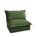 Koala Armless Sofa Green Chenille -DTYStore