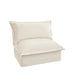 Koala Armless Sofa Cream Chenille -DTYStore