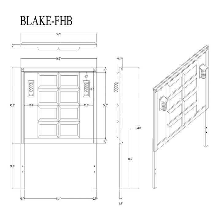 LIVELY Black/Gold Full Bedroom Set with Glitter Detail and Padded Headboard Default -DTYStore