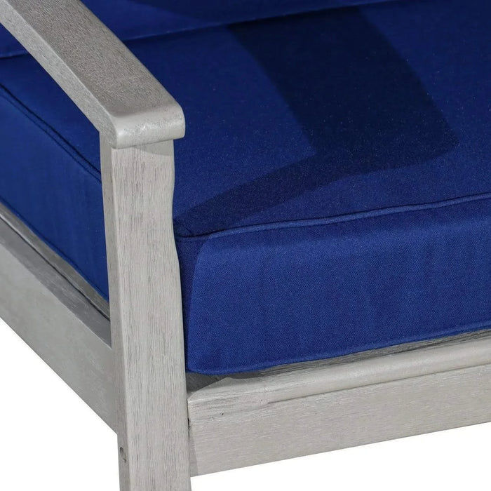 Longs Peak Eucalyptus Outdoor Deep Seat Chair with Cushions -DTYStore