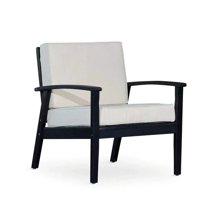 Longs Peak Eucalyptus Outdoor Deep Seat Chair with Cushions -DTYStore