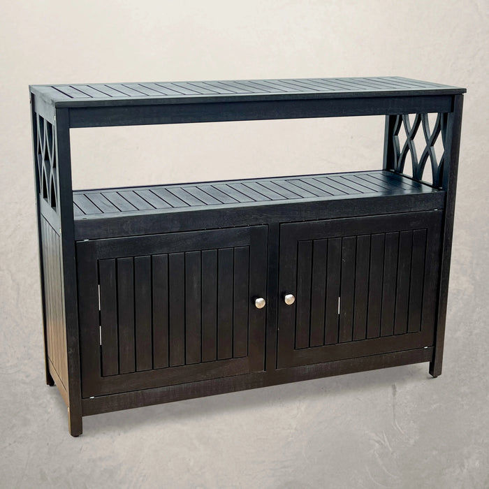 Longs Peak Eucalyptus Outdoor Sideboard Espresso -DTYStore