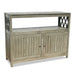 Longs Peak Eucalyptus Outdoor Sideboard Weathered Gray -DTYStore