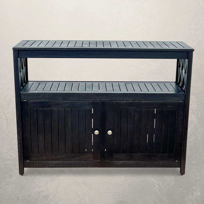 Longs Peak Eucalyptus Outdoor Sideboard Espresso -DTYStore