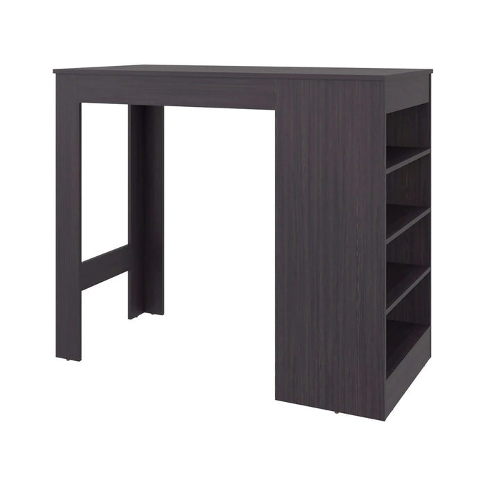 Luna Modern Kitchen Island with Open Storage, Wenge Default -DTYStore