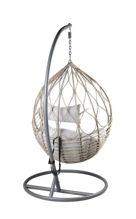 Lux - Basket Chair - White Default -DTYStore