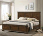 Maderne Traditional Wood Panel Bed with Dresser, Mirror, Nightstand, King size Default -DTYStore